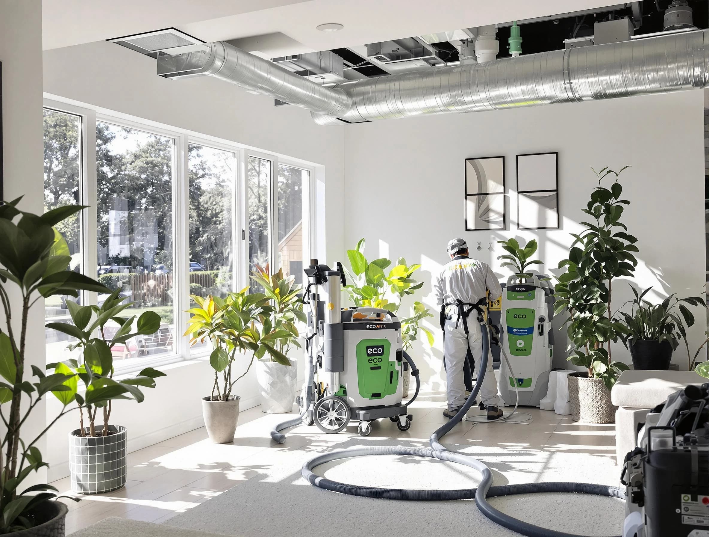 Environmentally-friendly duct cleaning by Ontario Air Duct Cleaning in Ontario