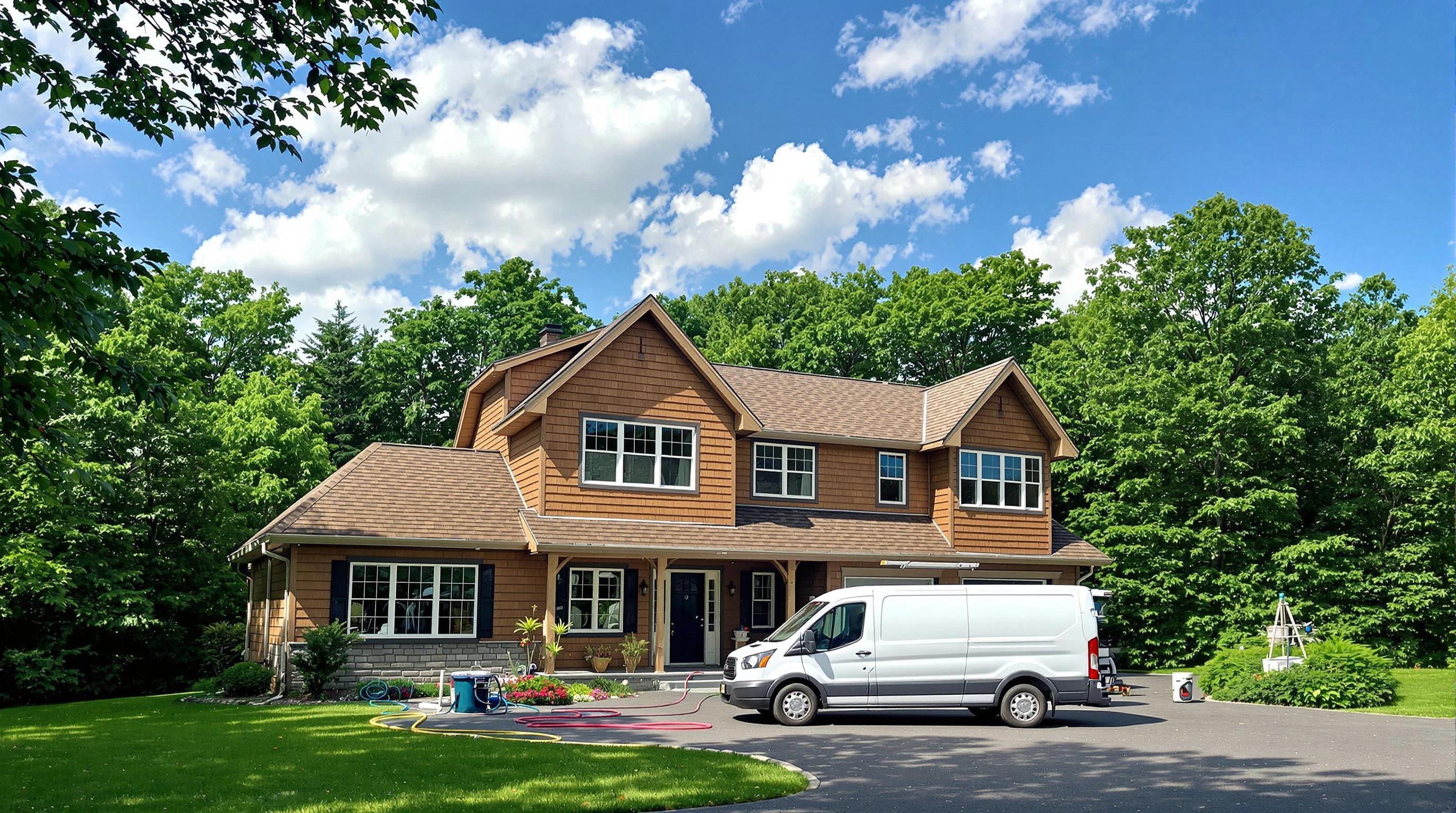 Ontario Air Duct Cleaning air duct cleaning crew working in Upland, CA