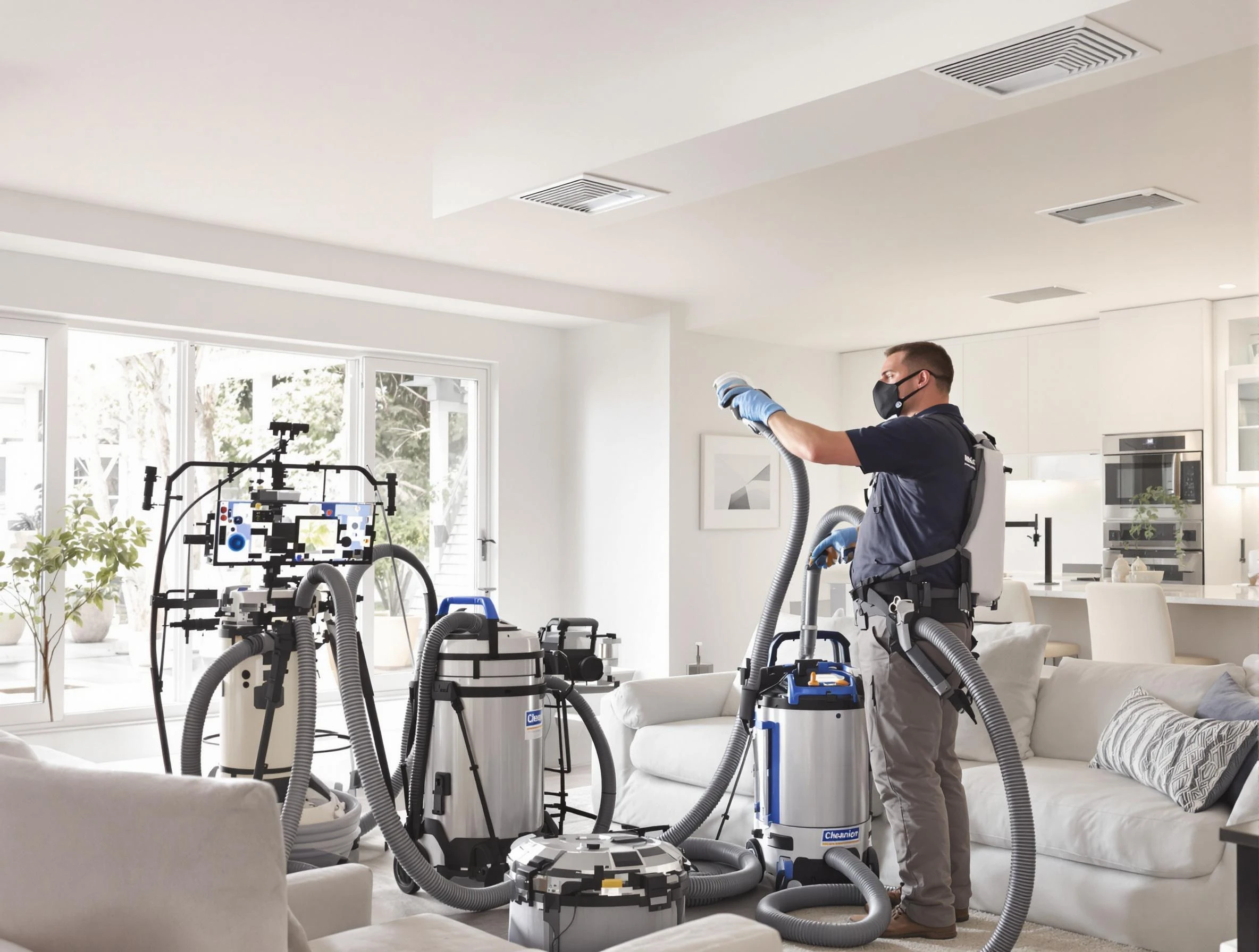 Professional AC duct cleaning by Ontario Air Duct Cleaning in Ontario