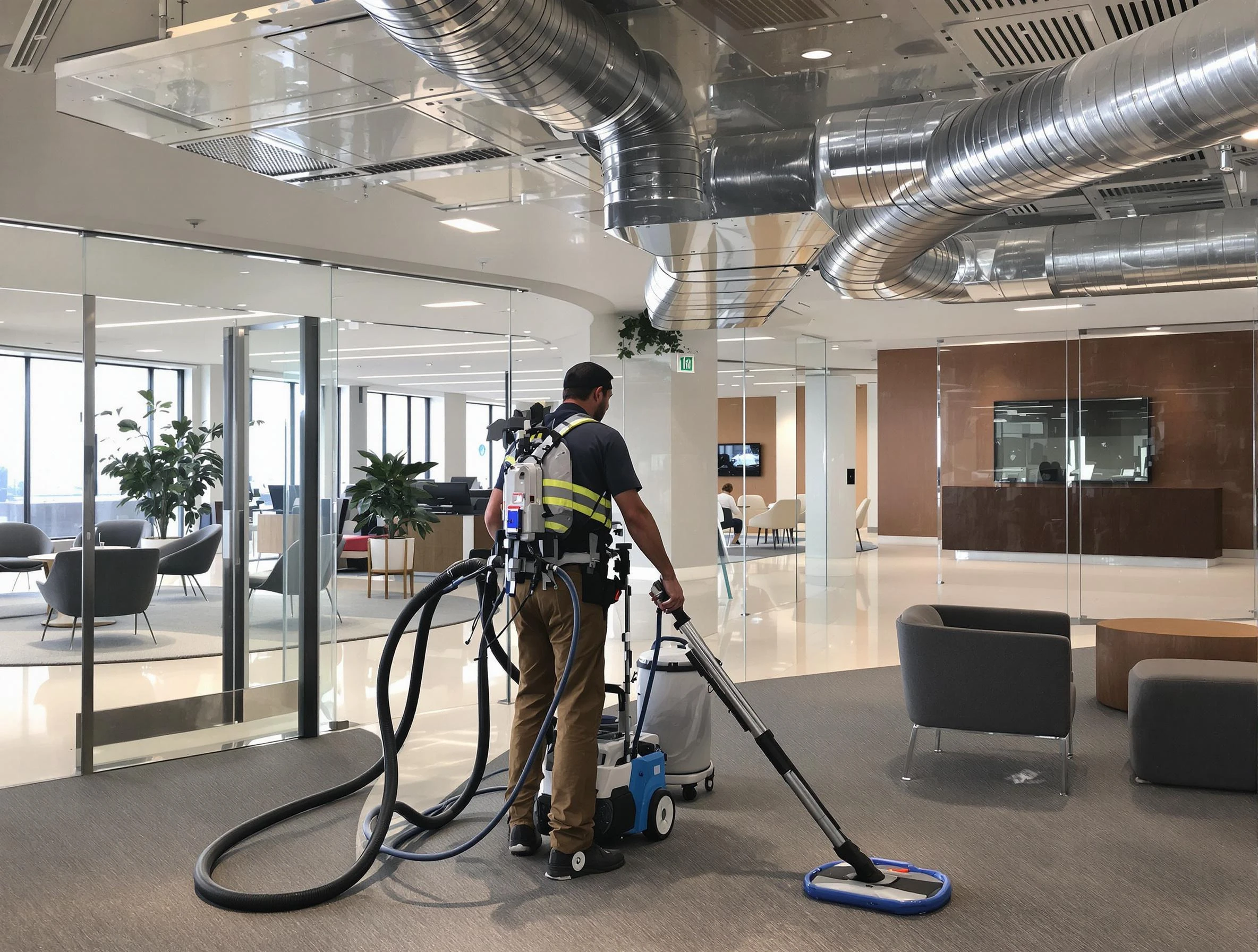 Commercial duct cleaning service by Ontario Air Duct Cleaning in Ontario