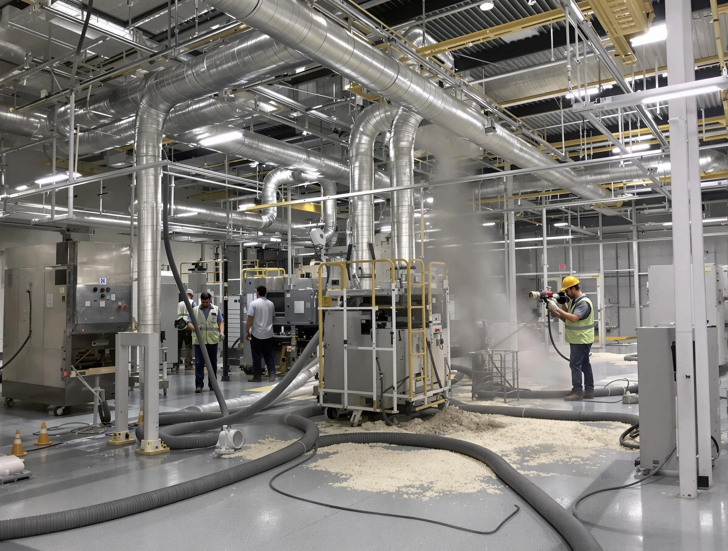 Heavy-duty industrial duct cleaning by Ontario Air Duct Cleaning in Ontario